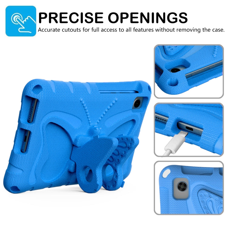 For Lenovo Tan M8 Gen4 8.0 2023 Butterfly Bracket EVA Shockproof Tablet Case(Blue)