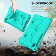 For Lenovo Tan M8 Gen4 8.0 2023 Butterfly Bracket EVA Shockproof Tablet Case(Mint Green)