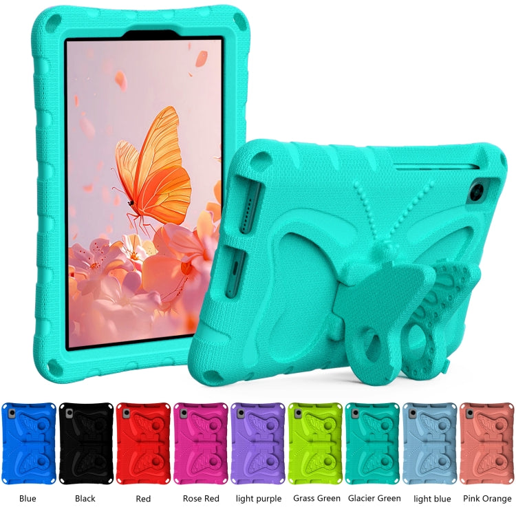 For Lenovo Tan M8 Gen4 8.0 2023 Butterfly Bracket EVA Shockproof Tablet Case(Mint Green)