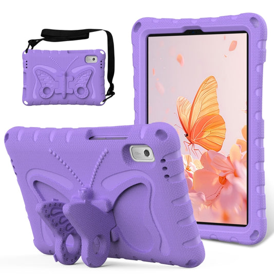 For Lenovo Tab M9 TB-310XU 2023 Butterfly Bracket EVA Shockproof Tablet Case(Light Purple) - Lenovo by PMC Jewellery | Online Shopping South Africa | PMC Jewellery | Buy Now Pay Later Mobicred