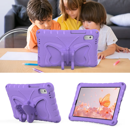 For Lenovo Tab M9 TB-310XU 2023 Butterfly Bracket EVA Shockproof Tablet Case(Light Purple) - Lenovo by PMC Jewellery | Online Shopping South Africa | PMC Jewellery | Buy Now Pay Later Mobicred