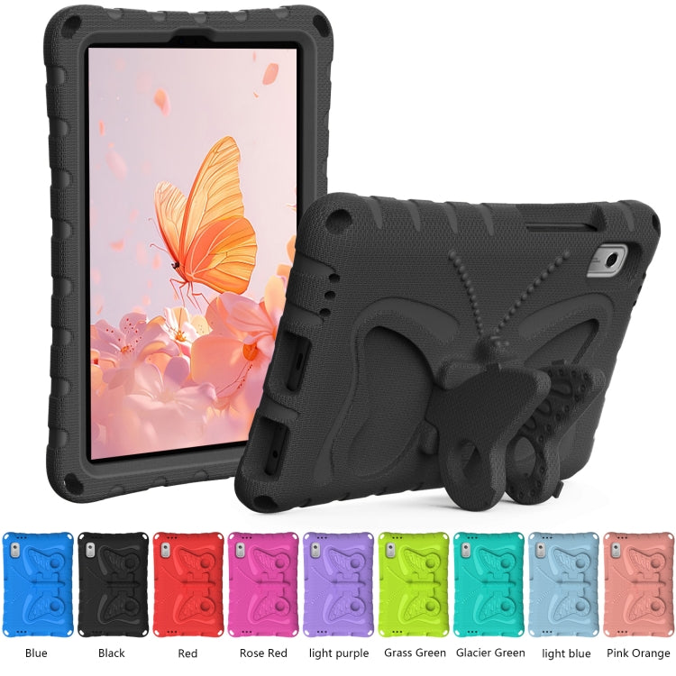 For Lenovo Tab M9 TB-310XU 2023 Butterfly Bracket EVA Shockproof Tablet Case(Black) - Lenovo by PMC TechLife | Online Shopping South Africa | PMC TechLife | Buy Now Pay Later Mobicred