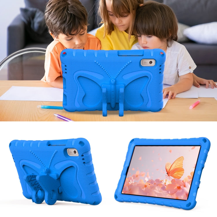 For Lenovo Tab M9 TB-310XU 2023 Butterfly Bracket EVA Shockproof Tablet Case(Blue) - Lenovo by PMC TechLife | Online Shopping South Africa | PMC TechLife | Buy Now Pay Later Mobicred