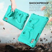 For Lenovo Tab M9 TB-310XU 2023 Butterfly Bracket EVA Shockproof Tablet Case(Mint Green)