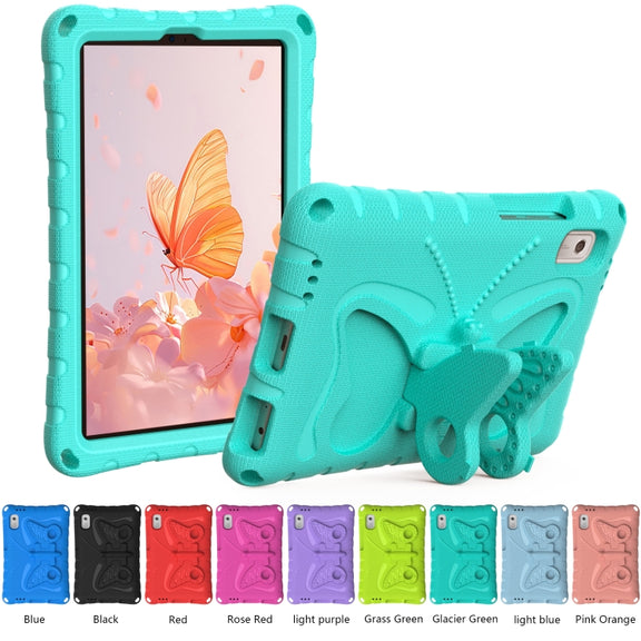 For Lenovo Tab M9 TB-310XU 2023 Butterfly Bracket EVA Shockproof Tablet Case(Mint Green)