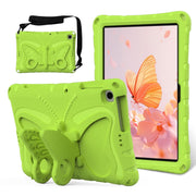 For Lenovo Tab M10 HD TB-328 10.1 Butterfly Bracket EVA Shockproof Tablet Case(Grass Green)