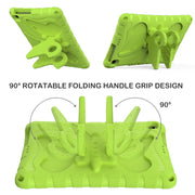 For Lenovo Tab M10 HD TB-328 10.1 Butterfly Bracket EVA Shockproof Tablet Case(Grass Green)