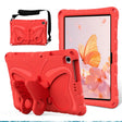 For Lenovo Tab M10 HD TB-328 10.1 Butterfly Bracket EVA Shockproof Tablet Case(Red) - free shipping - PMC TechLife - Order now!