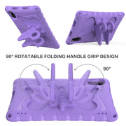 For Honor Pad X9 Butterfly Bracket EVA Shockproof Tablet Case(Light Purple)