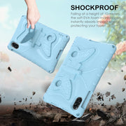 For Honor Pad X9 Butterfly Bracket EVA Shockproof Tablet Case(Light Blue)