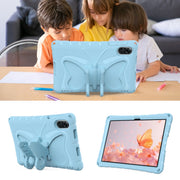 For Honor Pad X9 Butterfly Bracket EVA Shockproof Tablet Case(Light Blue)