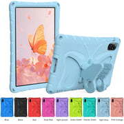 For Honor Pad X9 Butterfly Bracket EVA Shockproof Tablet Case(Light Blue)