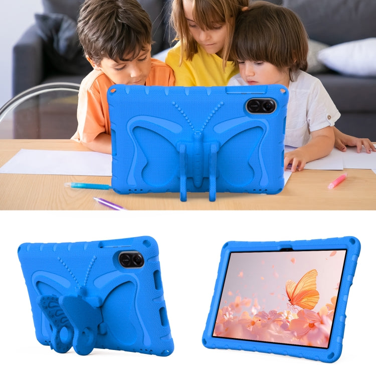 For Honor Pad X9 Butterfly Bracket EVA Shockproof Tablet Case(Blue)