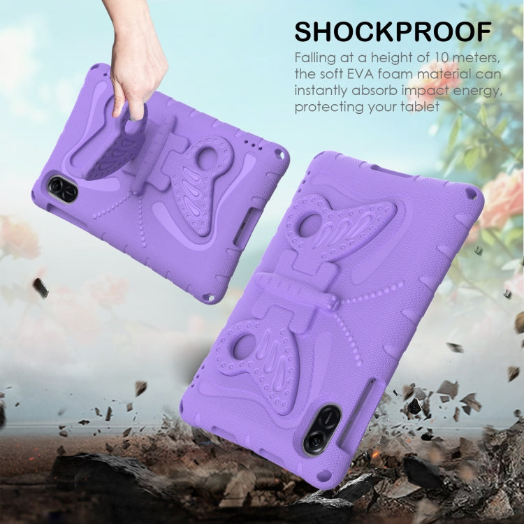 For Honor Pad X8 Pro 11.5 Butterfly Bracket EVA Shockproof Tablet Case(Light Purple) - Honor by PMC TechLife | Online Shopping South Africa | PMC TechLife | Buy Now Pay Later Mobicred