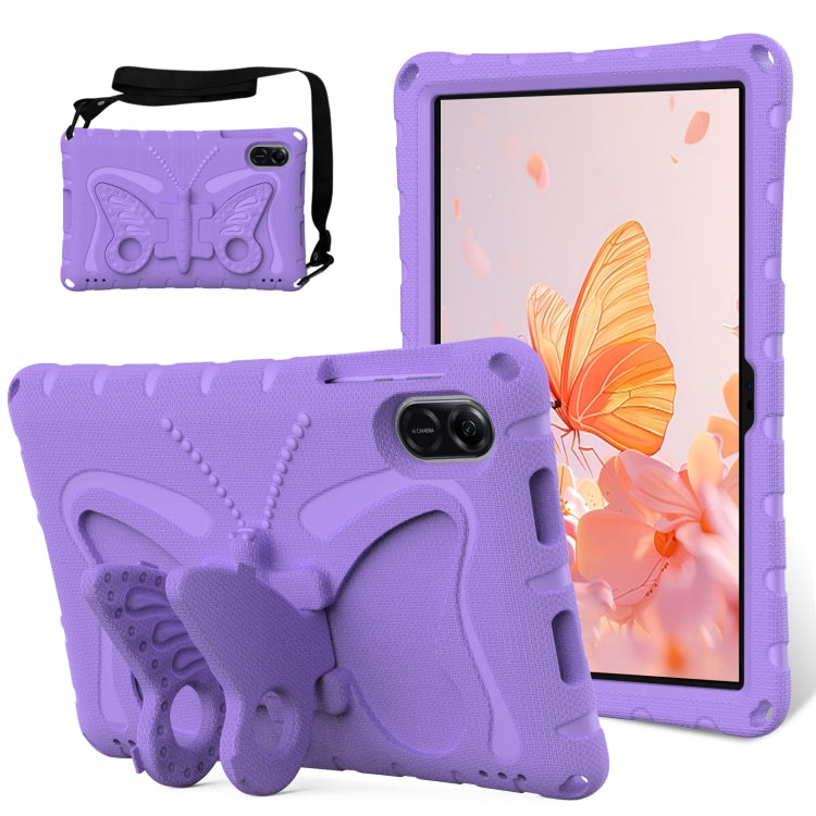 For Honor Pad X8 Pro 11.5 Butterfly Bracket EVA Shockproof Tablet Case(Light Purple) - Honor by PMC TechLife | Online Shopping South Africa | PMC TechLife | Buy Now Pay Later Mobicred