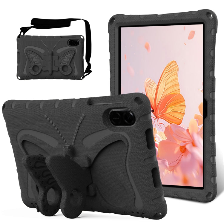 For Honor Pad X8 Pro 11.5 Butterfly Bracket EVA Shockproof Tablet Case(Black) - Honor by PMC TechLife | Online Shopping South Africa | PMC TechLife | Buy Now Pay Later Mobicred