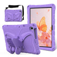 For Honor Pad X8 / X8 Lite 10.1 Butterfly Bracket EVA Shockproof Tablet Case(Light Purple) - Honor by PMC TechLife | Online Shopping South Africa | PMC TechLife | Buy Now Pay Later Mobicred
