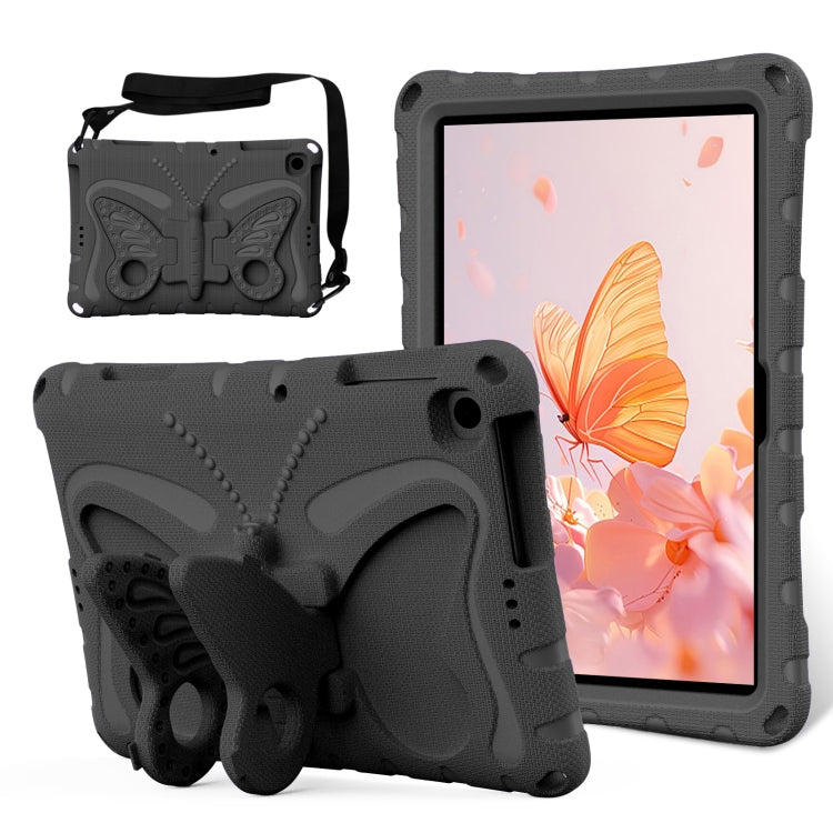 For Honor Pad X8 / X8 Lite 10.1 Butterfly Bracket EVA Shockproof Tablet Case(Black) - Honor by PMC TechLife | Online Shopping South Africa | PMC TechLife | Buy Now Pay Later Mobicred