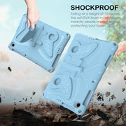 For Honor Pad X8 / X8 Lite 10.1 Butterfly Bracket EVA Shockproof Tablet Case(Light Blue)