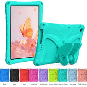 For Honor Pad X8 / X8 Lite 10.1 Butterfly Bracket EVA Shockproof Tablet Case(Mint Green)