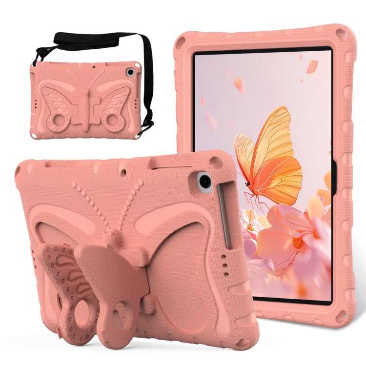 For Honor Pad X6 / Enjoy Tablet 2 Butterfly Bracket EVA Shockproof Tablet Case(Pink Orange) - Honor by PMC TechLife | Online Shopping South Africa | PMC TechLife | Buy Now Pay Later Mobicred