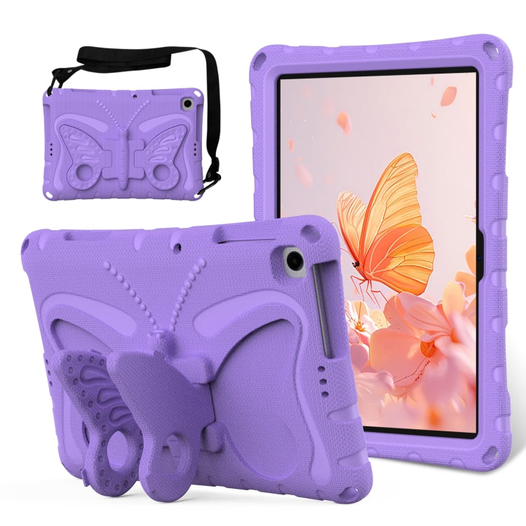 For Honor Pad X6 / Enjoy Tablet 2 Butterfly Bracket EVA Shockproof Tablet Case(Light Purple) - Honor by PMC TechLife | Online Shopping South Africa | PMC TechLife | Buy Now Pay Later Mobicred
