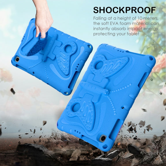 For Honor Pad X6 / Enjoy Tablet 2 Butterfly Bracket EVA Shockproof Tablet Case(Blue)