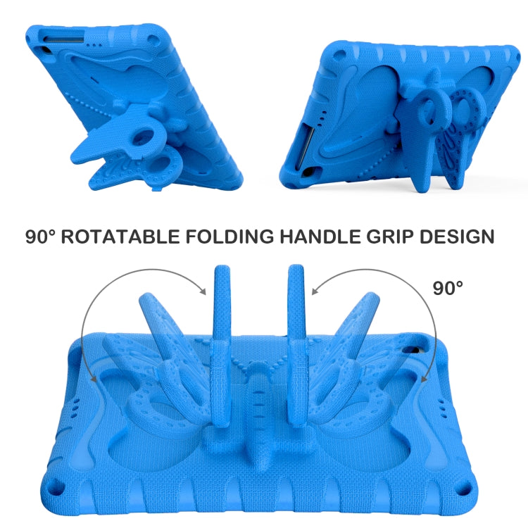For Honor Pad X6 / Enjoy Tablet 2 Butterfly Bracket EVA Shockproof Tablet Case(Blue) - Honor by PMC TechLife | Online Shopping South Africa | PMC TechLife | Buy Now Pay Later Mobicred