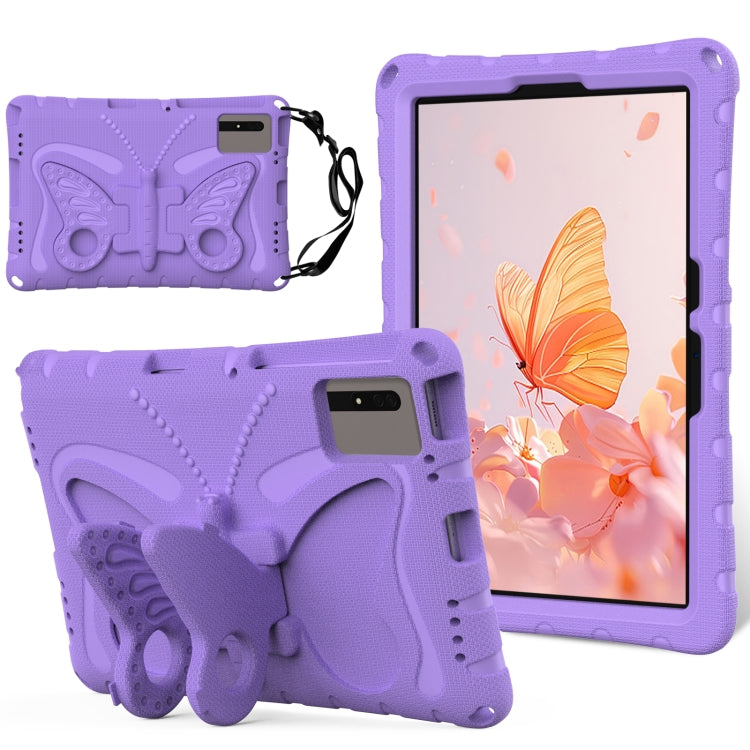 For Honor Tablet V7 11 2021 Butterfly Bracket EVA Shockproof Tablet Case(Light Purple) - free shipping - PMC TechLife - Order now!