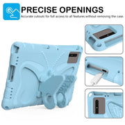 For Honor Tablet V7 11 2021 Butterfly Bracket EVA Shockproof Tablet Case(Light Blue)