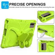 For Honor Tablet V7 11 2021 Butterfly Bracket EVA Shockproof Tablet Case(Grass Green)