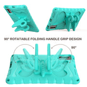For Honor Tablet V7 11 2021 Butterfly Bracket EVA Shockproof Tablet Case(Mint Green)