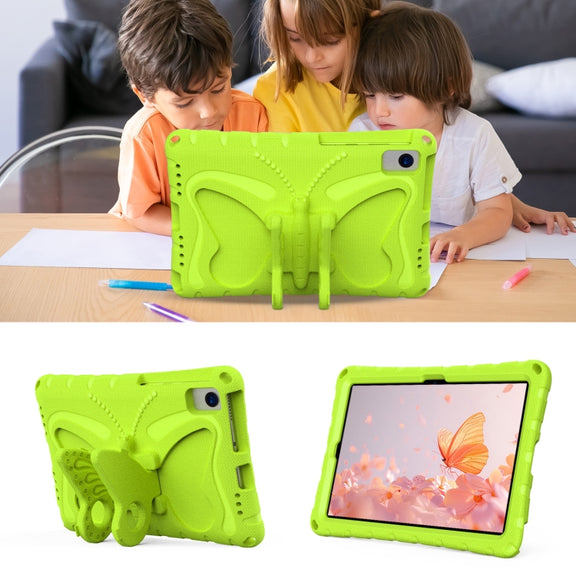 For Honor V6 10.4 2020 Butterfly Bracket EVA Shockproof Tablet Case(Grass Green)