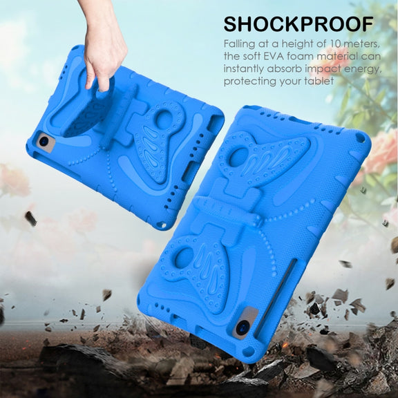For Honor V6 10.4 2020 Butterfly Bracket EVA Shockproof Tablet Case(Blue)
