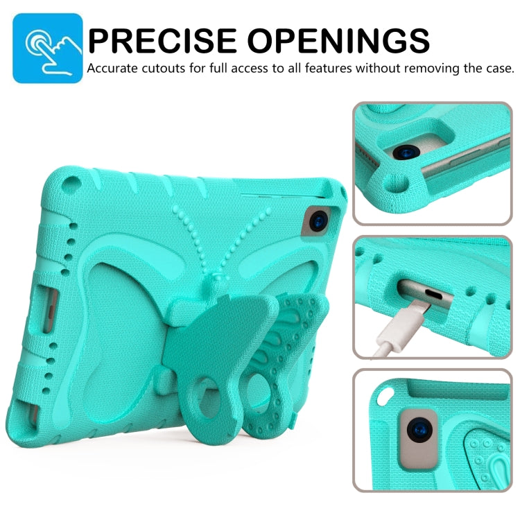 For Honor V6 10.4 2020 Butterfly Bracket EVA Shockproof Tablet Case(Mint Green)