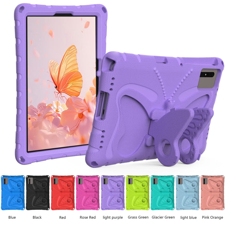 For Huawei MatePad SE 11 2024 Butterfly Bracket EVA Shockproof Tablet Case(Light Purple) - Huawei by PMC TechLife | Online Shopping South Africa | PMC TechLife | Buy Now Pay Later Mobicred