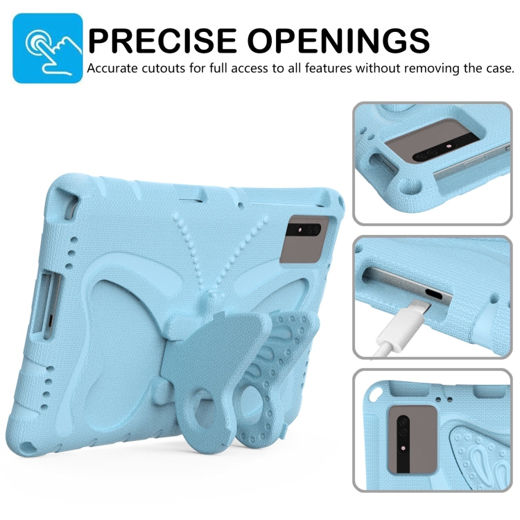 For Huawei MatePad SE 11 2024 Butterfly Bracket EVA Shockproof Tablet Case(Light Blue) - Huawei by PMC TechLife | Online Shopping South Africa | PMC TechLife | Buy Now Pay Later Mobicred