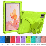 For Huawei MatePad SE 11 2024 Butterfly Bracket EVA Shockproof Tablet Case(Grass Green)