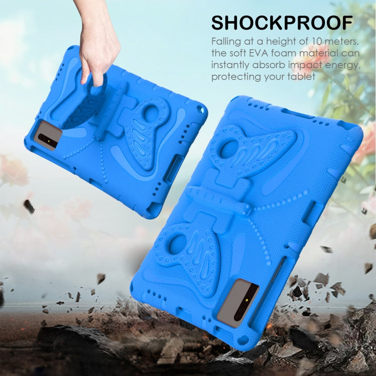 For Huawei MatePad SE 11 2024 Butterfly Bracket EVA Shockproof Tablet Case(Blue) - Huawei by PMC TechLife | Online Shopping South Africa | PMC TechLife | Buy Now Pay Later Mobicred