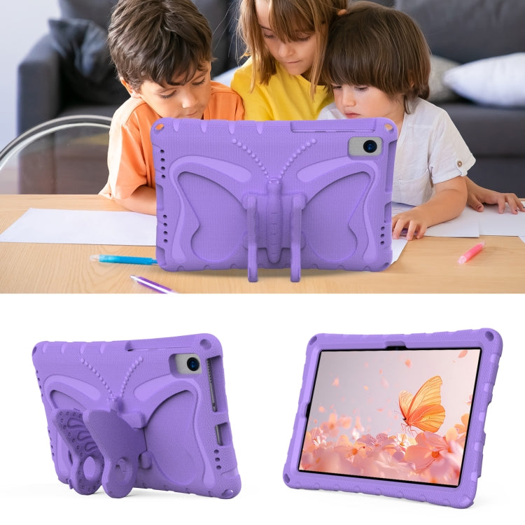 For Huawei MatePad 10.4 Butterfly Bracket EVA Shockproof Tablet Case(Light Purple) - Huawei by PMC TechLife | Online Shopping South Africa | PMC TechLife | Buy Now Pay Later Mobicred