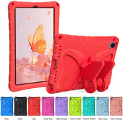 For Huawei MatePad 10.4 Butterfly Bracket EVA Shockproof Tablet Case(Red)