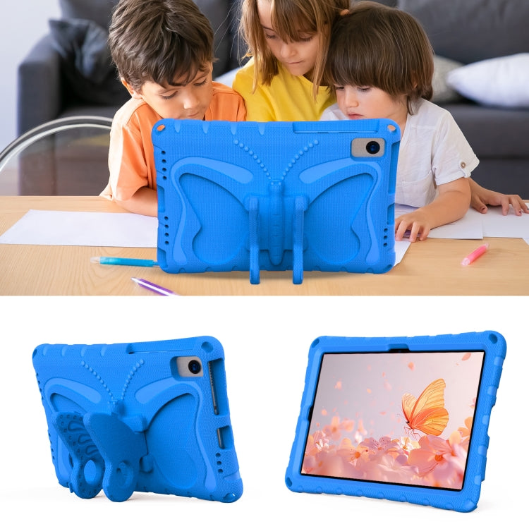 For Huawei MatePad 10.4 Butterfly Bracket EVA Shockproof Tablet Case(Blue)