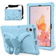 For Huawei MatePad SE 10.4 Butterfly Bracket EVA Shockproof Tablet Case(Light Purple) - Huawei by PMC TechLife | Online Shopping South Africa | PMC TechLife | Buy Now Pay Later Mobicred