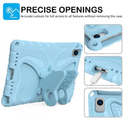 For Huawei MatePad SE 10.4 Butterfly Bracket EVA Shockproof Tablet Case(Light Purple)