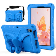 For Huawei MatePad T8 8.0 2020 Butterfly Bracket EVA Shockproof Tablet Case(Blue)