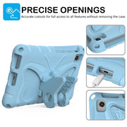 For TCL Tab 8 LE / WiFi 2023 Butterfly Bracket EVA Shockproof Tablet Case(Light Blue)