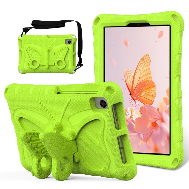 For TCL Tab 8 LE / WiFi 2023 Butterfly Bracket EVA Shockproof Tablet Case(Grass Green) - Others by PMC TechLife | Online Shopping South Africa | PMC TechLife | Buy Now Pay Later Mobicred