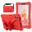 For TCL Tab 8 LE / WiFi 2023 Butterfly Bracket EVA Shockproof Tablet Case(Red) - Others by PMC TechLife | Online Shopping South Africa | PMC TechLife | Buy Now Pay Later Mobicred