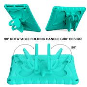 For Amazon Kindle Fire Max 11 2023 Butterfly Bracket EVA Shockproof Tablet Case(Mint Green)