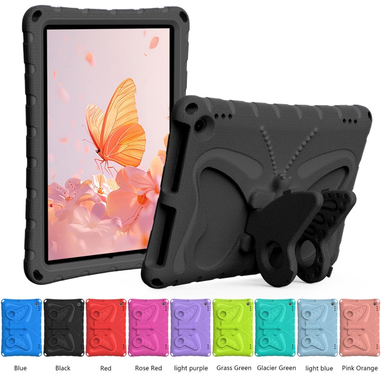 For Amazon Kindle Fire HD10 2021/2023 Butterfly Bracket EVA Shockproof Tablet Case(Black) - Amazon by PMC TechLife | Online Shopping South Africa | PMC TechLife | Buy Now Pay Later Mobicred